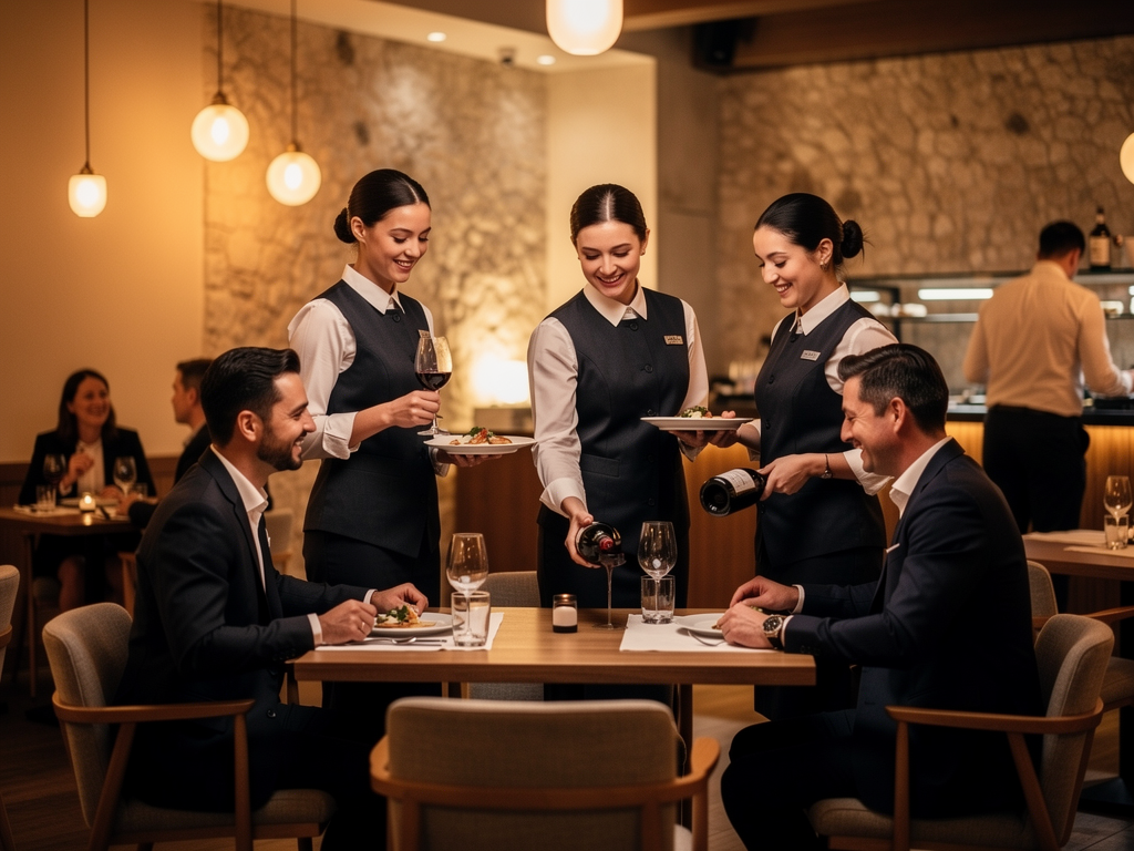 Ambiance conviviale La Fabrique Bistrot avec équipe professionnelle