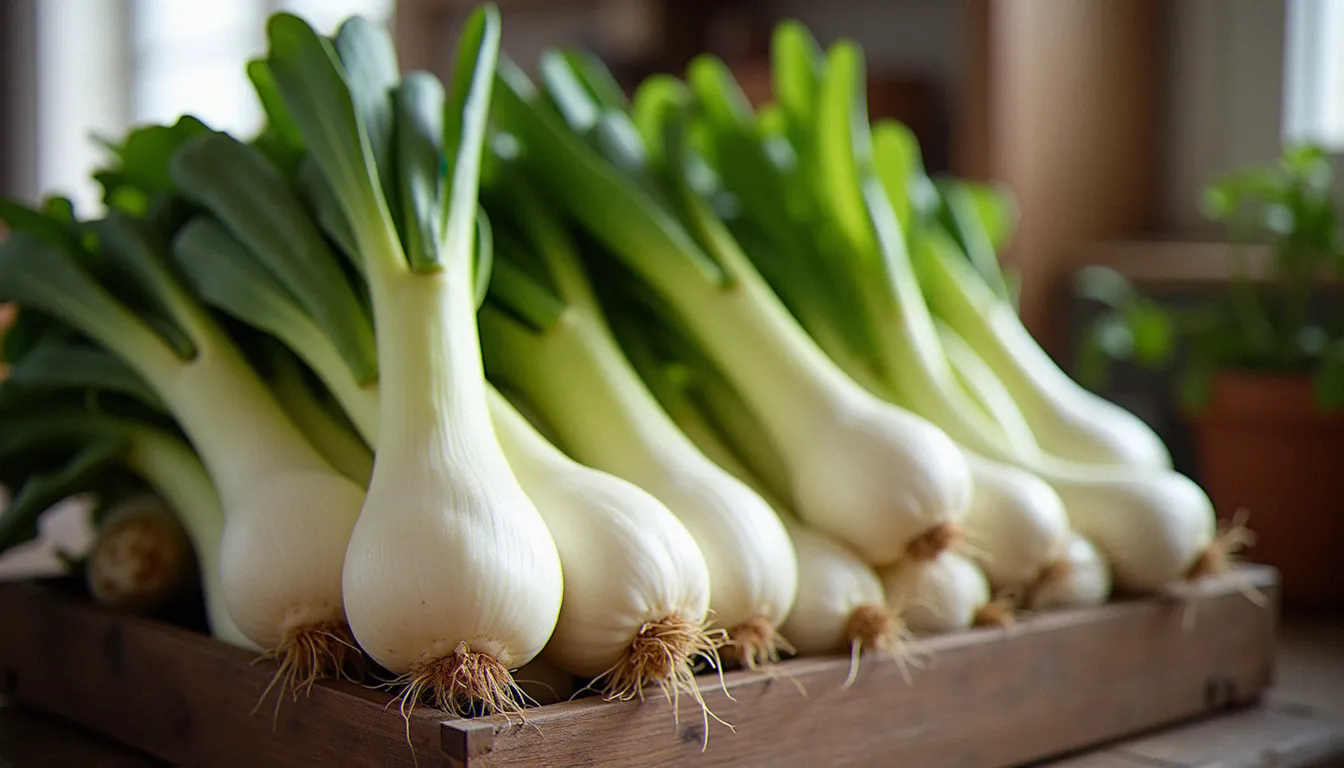 Cagette de chicons blancs fraîchement récoltés, légume emblématique du Nord de la France