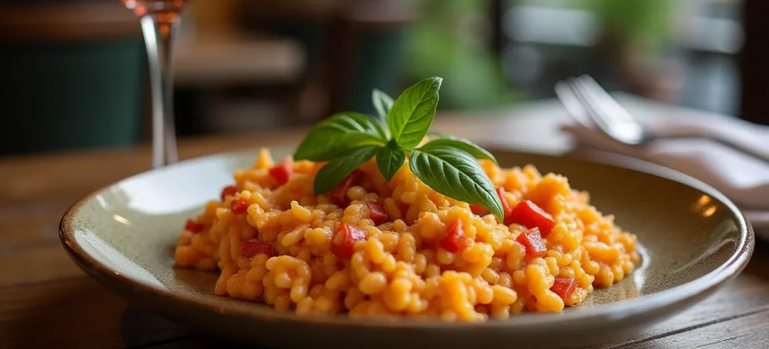 Image illustrant : Risotto Chorizo : Recette Crémeuse et Gourmande en 25 Min